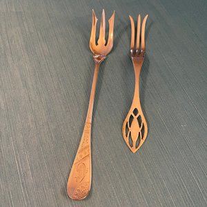 Vintage Sterling Silver Pickle/Olive Forks